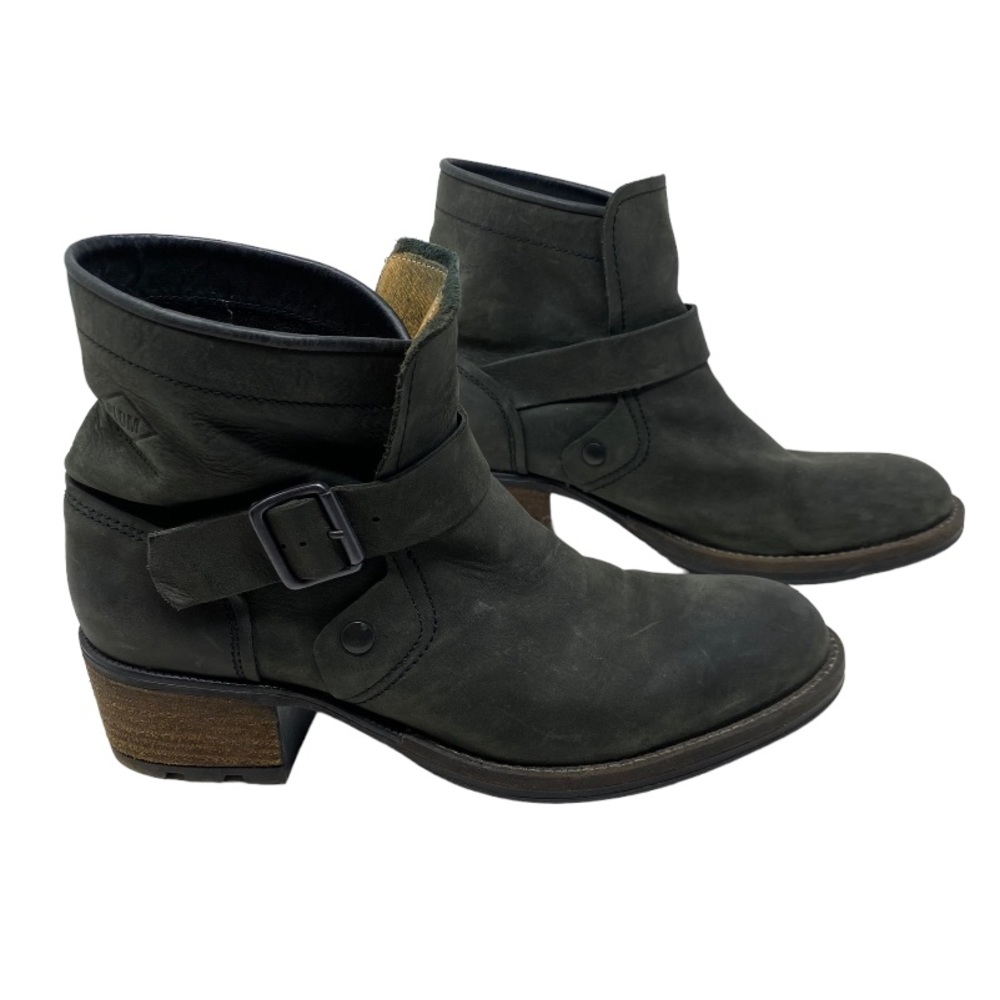 PLDM by Paladium black leather moto boots